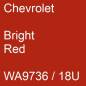 Preview: Chevrolet, Bright Red, WA9736 / 18U.